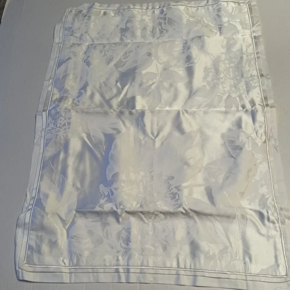 Hotel Collection Hydrangea Standard Pillow Sham White  NWT